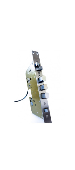 Врезной электронный дверной замок Kaadas K9-5W Black с отпечатком пальца | Металл, Черный, 400х80х22 мм