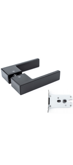 Дверной замок Gimmel Н11 Черный | Алюминиевый сплав, Черный, 156*34*56