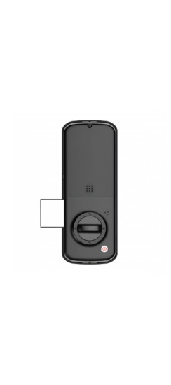 Электронный дверной замок с отпечатком пальца Kaadas R8-5 Fingerprint | Алюминиевый сплав, Черный, 196,3*73,1*13