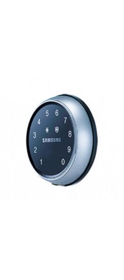 Накладной электронный дверной замок Samsung SHP-DS705 | Цинк, алюминий, ABS-пластик, сталь, Черный, Внешней части (ШxВxГ) 82,8 х 19 мм Размеры внутренней части (ШxВxГ) 140 х 106 х 44 мм