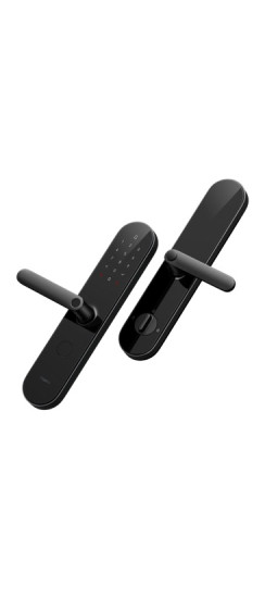 Замок дверной Aqara N100 | Алюминиевый сплав, пластик, Черный, 380.9 х 76.9 х 25мм