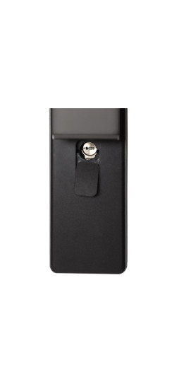 Электронный замок Smart lock DZ21Pro | Высококачественный алюминиевый сплав с закаленным стеклом с олеофобным покрытием, Черный, 418*73*52 мм