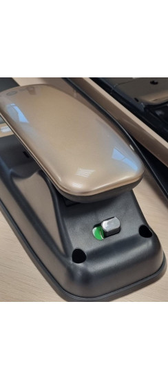 Врезной электронный дверной замок Solity GSP-1000BK GOLD с отпечатком пальца | Алюминий, ABS-пластик, Золотой, черный, 84 × 385 × 82 мм