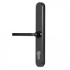 Электронный дверной замок Home Slim BLACK Novilock v.4238 | Металл, Черный, 39×310×23 мм
