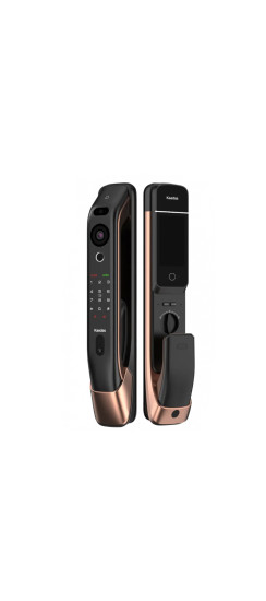Электронный дверной замок с распознаванием лица Kaadas K20 Pro Max Copper | Алюминиевый сплав, Черный, серый, Внешняя часть: 78 x 425 x 60 Внутренняя часть: 80 x 423 x 60