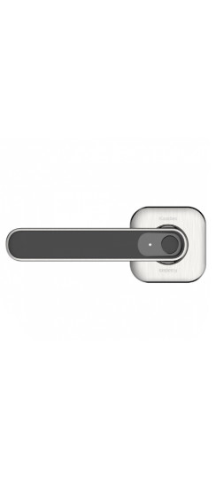 Врезной электронный дверной замок Kaadas LH01 Silver | Алюминиевый сплав, Черный, серебряный, 60х100х200 мм