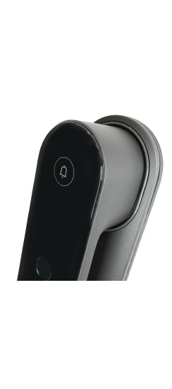 Электронный дверной замок Aqara D100 Zigbee Edition | Прочное стекло и металл с износостойким напылением, Черный, 393.8 мм*74.2*58,6мм