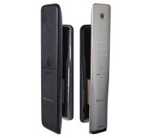 Электронный дверной замок Solity GP-4000BK DARK SILVER с отпечатком пальца