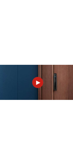 Электронный дверной замок Philips EasyKey DDL702 Face ID | Сплав цинка, Черный, золотой, Внутренняя часть замка (ШхВхТ) ~ 78,3х412,1х67,1 мм, наружняя часть замка (ШхВхТ) ~ 74,6х411,8х54,4 мм