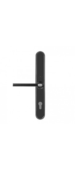 Электронный дверной замок Home Slim BLACK Novilock v.4238 | Металл, Черный, 39×310×23 мм