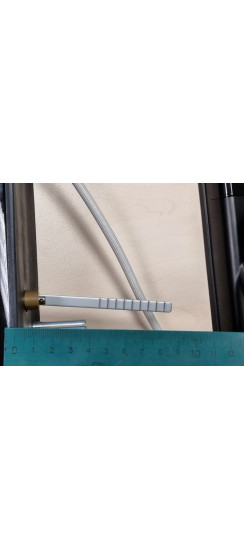 Врезной электронный дверной замок Solity GSP-1000BK GOLD с отпечатком пальца | Алюминий, ABS-пластик, Золотой, черный, 84 × 385 × 82 мм