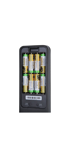 Электронный дверной замок Aqara A100 Zigbee Edition | Алюминиевый сплав, пластик, Черный, 375 × 77 × 23,6 мм