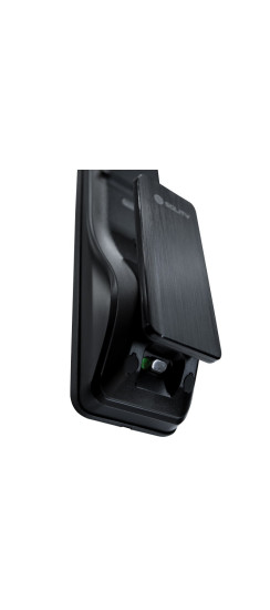 Врезной электронный дверной замок Solity GSP-2000BK BLACK с отпечатком пальца | Алюминий, ABS-пластик, Черный, 80 × 399,4 × 56,5 мм