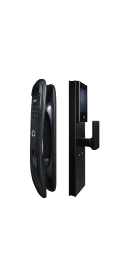 Электронный замок Smart lock DZ 888 | Высококачественный алюминиевый сплав, Черный, 440*70*65