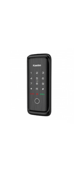 Электронный дверной замок с отпечатком пальца Kaadas R8-5 Fingerprint | Алюминиевый сплав, Черный, 196,3*73,1*13