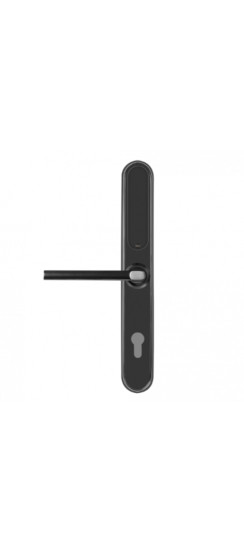 Электронный дверной замок Home Slim BLACK Novilock v.4238 | Металл, Черный, 39×310×23 мм