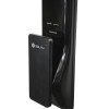 Врезной электронный дверной замок Solity GSP-2000BK BLACK с отпечатком пальца | Алюминий, ABS-пластик, Черный, 80 × 399,4 × 56,5 мм