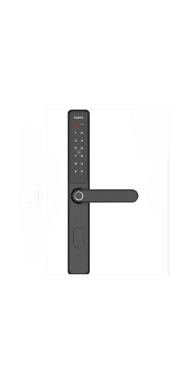 Электронный дверной замок Kaadas S10-5W | Алюминиевый сплав, Черный, 40 х 320 х 60 мм