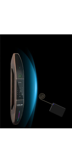 Электронный замок Smart lock USmart GOD Z001D | Цинковый сплав+алюминиевый сплав+IML. Материал сердечника: Высококачественный сплав. Материал сердечника замка: Чистая медь., Черный сапфир/Черный титан, 460*80*60