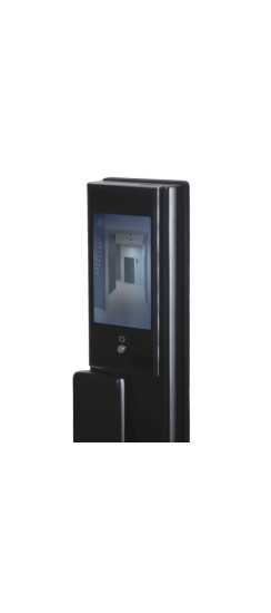 Электронный замок Smart lock DZ 888 | Высококачественный алюминиевый сплав, Черный, 440*70*65