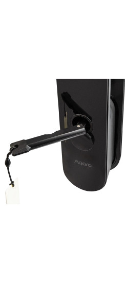 Электронный дверной замок Aqara D100 Zigbee Edition | Прочное стекло и металл с износостойким напылением, Черный, 393.8 мм*74.2*58,6мм