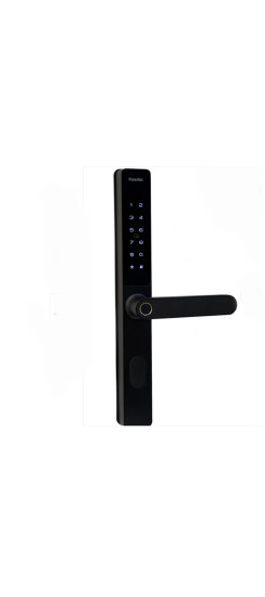 Электронный дверной замок Kaadas S10-5W | Алюминиевый сплав, Черный, 40 х 320 х 60 мм