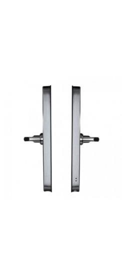 Электронный дверной замок Home Slim SILVER Novilock v.4237 | Нержавеющая сталь, Серебряный, 39×310×23 мм