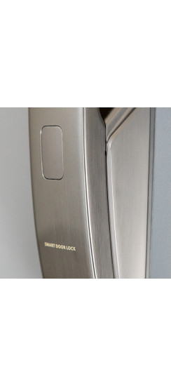 Электронный замок Smart lock DZ016Pro | Высококачественный алюминиевый сплав, Сапфирово-серый, 430*80*60