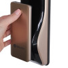 Умный дверной замок с ручкой Solity GP-6000BAK Champagne Gold, Face-ID | Алюминий, ABS-пластик, закаленное стекло, Шампань, 90 × 385 × 65,4 мм
