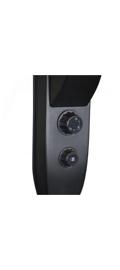 Биометрический врезной дверной замок Smart lock Black | Алюминиевый сплав, Черный, 460*80*60