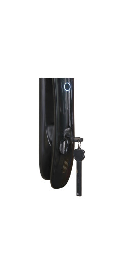 Электронный замок Smart lock DZ 888 | Высококачественный алюминиевый сплав, Черный, 440*70*65