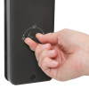 Электронный замок Smart lock DZ21Pro | Высококачественный алюминиевый сплав с закаленным стеклом с олеофобным покрытием, Черный, 418*73*52 мм