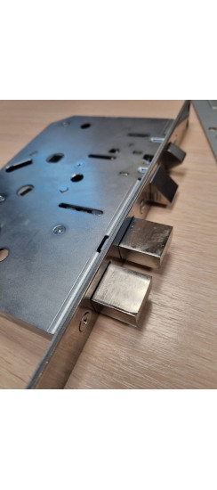 Врезной электронный дверной замок Solity GSP-1000BK GOLD с отпечатком пальца | Алюминий, ABS-пластик, Золотой, черный, 84 × 385 × 82 мм