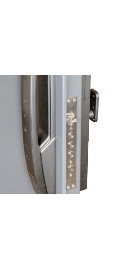 Электронный замок Smart lock DZ016Pro | Высококачественный алюминиевый сплав, Сапфирово-серый, 430*80*60