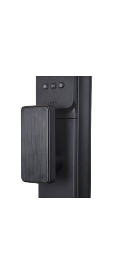 Электронный дверной замок Kaadas Q3 с отпечатком пальца | Алюминиевый сплав, Черный, 73,90*405,70*64,80 мм