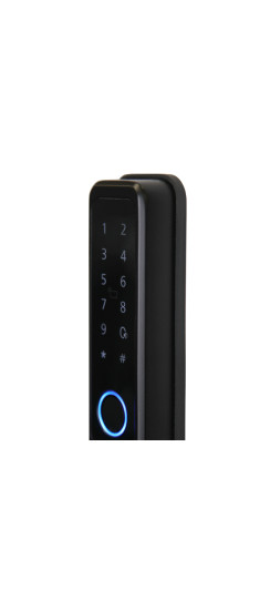 Электронный дверной замок Philips EasyKey DDL608-5HWS | Алюминиевый сплав, Черный, 43 х 324,72 х 72 мм