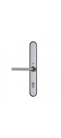 Электронный дверной замок Home Slim SILVER Novilock v.4237 | Нержавеющая сталь, Серебряный, 39×310×23 мм