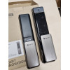 Врезной электронный дверной замок Solity GSP-2000BK Dark Silver с отпечатком пальца | Алюминий, ABS-пластик, Черный, серый, 80 × 399,4 × 56,5 мм