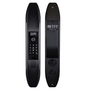 Биометрический врезной дверной замок Smart lock Black