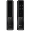 Электронный дверной замок Solity GP-6000BAK BLACK с Face ID | Алюминий, ABS-пластик, закаленное стекло, Черный, 90 × 385 × 65,4 мм
