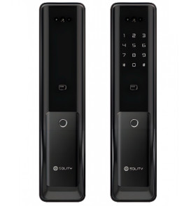 Электронный дверной замок Solity GP-6000BAK BLACK с Face ID