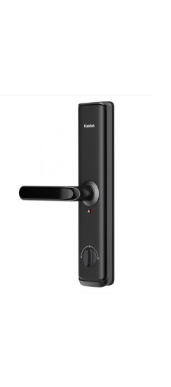 Электронный дверной замок Kaadas S110-5W с отпечатком пальца | Металл, Черный, 344х169х24 мм