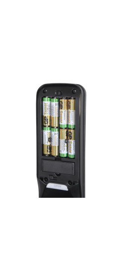 Электронный дверной замок Solity GP-3000BK BLACK с отпечатком пальца | Алюминий, ABS-пластик, Черный, 80 × 399,4 × 56,5 мм