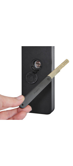 Электронный дверной замок Aqara A100 Zigbee Edition | Алюминиевый сплав, пластик, Черный, 375 × 77 × 23,6 мм