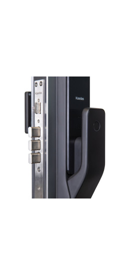 Электронный дверной замок Kaadas Q3 с отпечатком пальца | Алюминиевый сплав, Черный, 73,90*405,70*64,80 мм