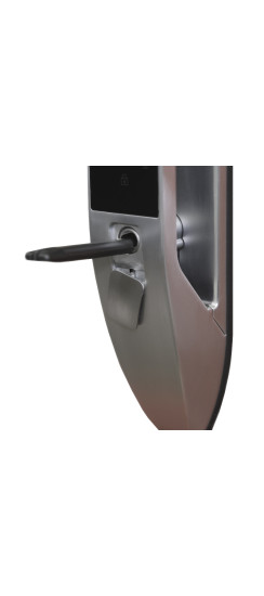 Биометрический врезной дверной замок Smart lock Silver | Алюминиевый сплав, Серебряный, 460*80*60