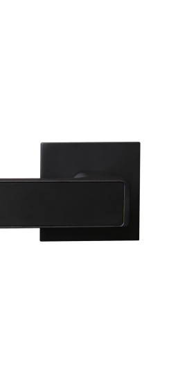 Умная электронная дверная ручка с отпечатком пальца Smart lock T888 | Высококачественный алюминиевый сплав и закаленное стекло, Черный, 150*8 мм