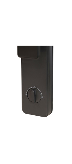 Электронный дверной замок Kaadas Q9 FVP | Алюминиевый сплав, Черный, золотой, 78*406,8*69,1 мм