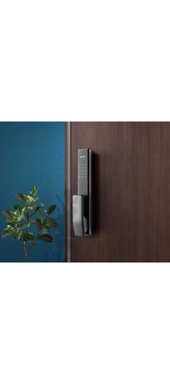 Электронный дверной замок Philips EasyKey Alpha-5HB | Алюминиевый сплав, Черный, 387.8*78.1*63.2