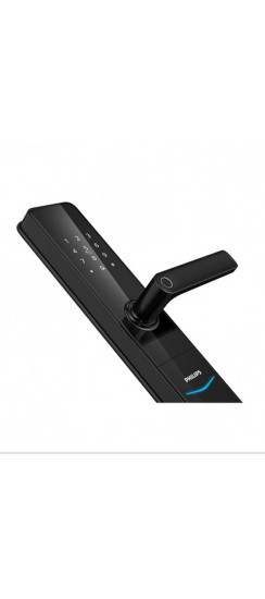 Электронный дверной замок Philips EasyKey 603 | Алюминиевый сплав, пластик, гальваностегия, лак горячей сушки, Черный, 344,4*81,58*77,4